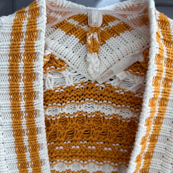 Maje Gold And White Sweater Size S - Picture 3 of 8